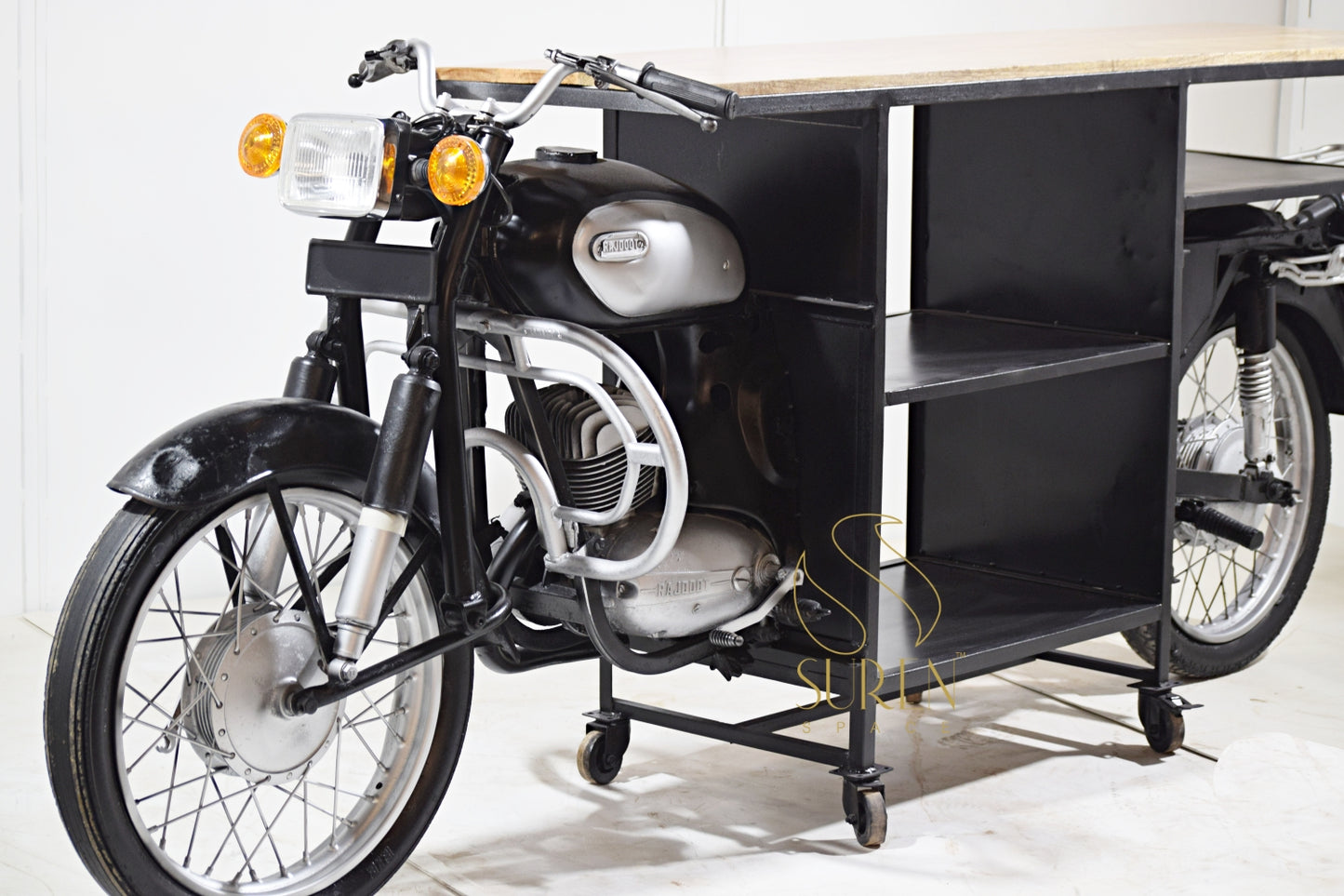 Upcycled Indian Moped Body Home Bar: Vintage Chic Beverage Station